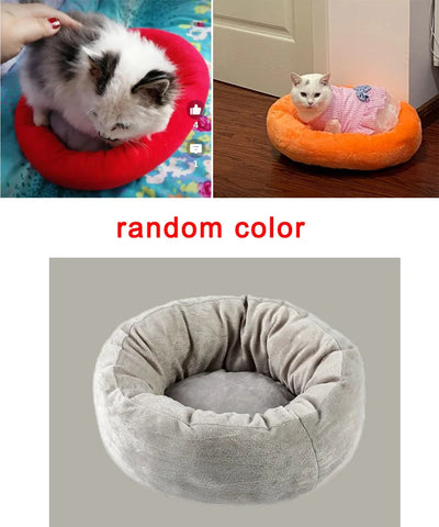 Luxury puppy sleeping mat with calming round design