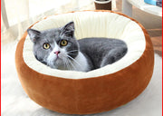 Cozy dog house bed in sofa style for puppies and kittens