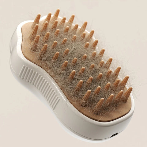 Massage pet brush for dog and cat grooming