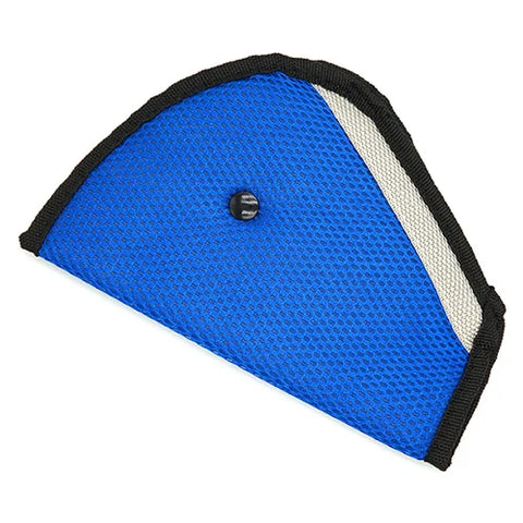 Soft child car seatbelt adjuster – safety clip and holder