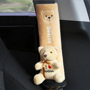 Safety belt cover pads with cute animal designs for comfort