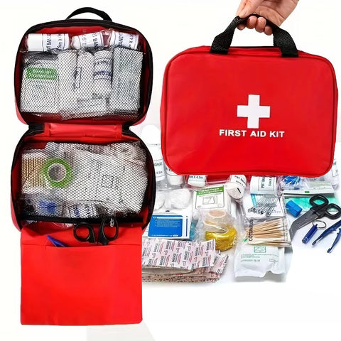 Portable medical bag for hiking and camping