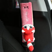 "Animal-themed shoulder strap pads for car safety belts