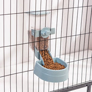Multi-pet feeding system for indoor cages