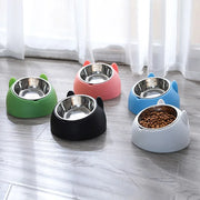 Pet food and water bowl for small dogs
