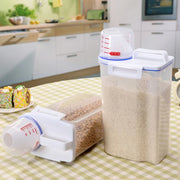 Stylish airtight pet food bin for dogs and cats
