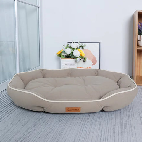 Big dog sofa bed with cozy mat for winter warmth