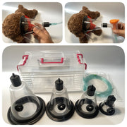 Pet oxygen mask for dogs and cats