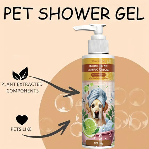 Shiny and smooth pet hair shampoo