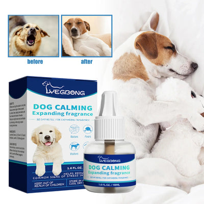 Pet calming liquid for dogs and cats