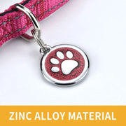 Cute cat and dog ID tag for collars