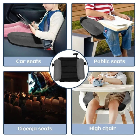 Inflatable booster car seat cushion with PVC material