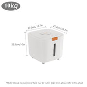 Multi-purpose storage container for pet food or rice