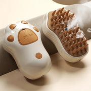 3-in-1 steamy pet brush for dogs and cats
