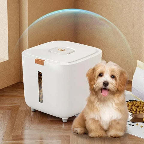 5kg and 10kg airtight pet food bin with moisture seal