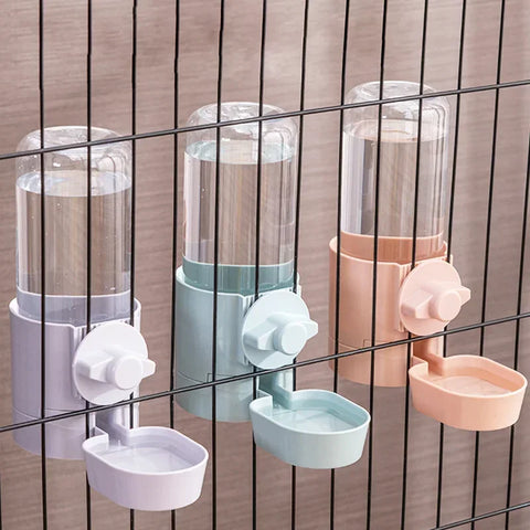 Water bottle and feeder set for small pets and cages