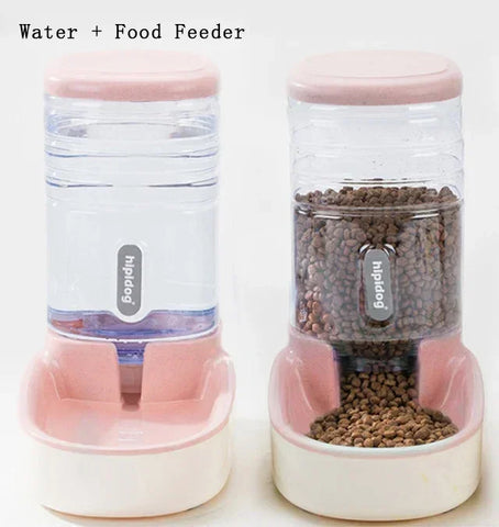 Anti-spill raised food and water bowls for pets