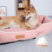 Large dog sofa bed house with cozy cushion for pets
