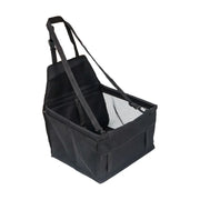 Compact and stable dog car seat for road trips