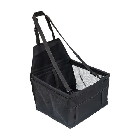 Compact and stable dog car seat for road trips