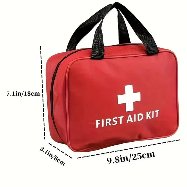 Compact emergency first aid bag
