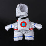 Funny pet cosplay space suit