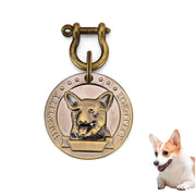  personalized pet ID tags featuring dog design, perfect for ensuring pet safety and identification.