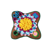 Slow feeding training mat for dogs