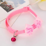 Soft kitten necklace and puppy lead with bell and bow