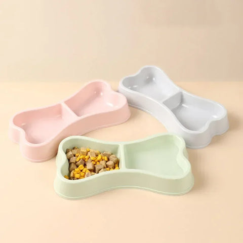 Food and water dish for small dogs and cats