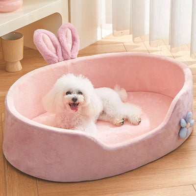 Detachable pet bed for cats and small dogs