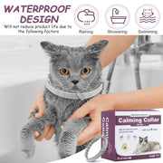 Red collar for pet anxiety and stress