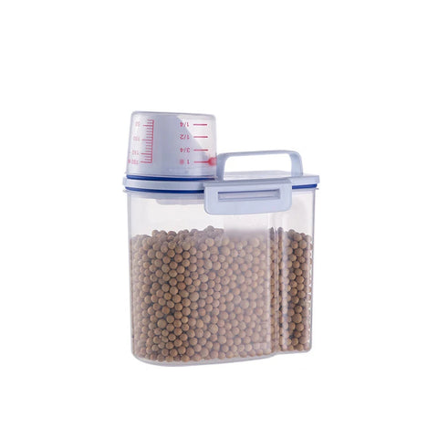"Premium pet food storage container with airtight seal