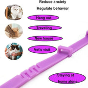 Pet anxiety relief collar with natural pheromones