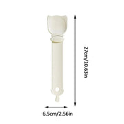 Cat strip squeezer with food scoop for easy feeding