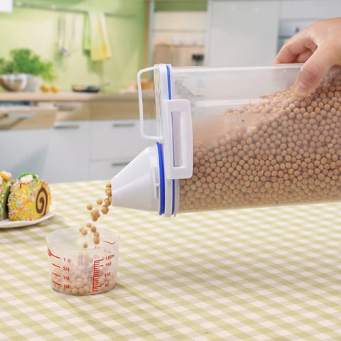 Durable large capacity dog and cat food container