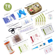 Dog rescue first aid kit with organizer bag