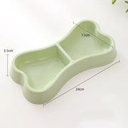 Non-slip pet bowl set for small dogs and young cats