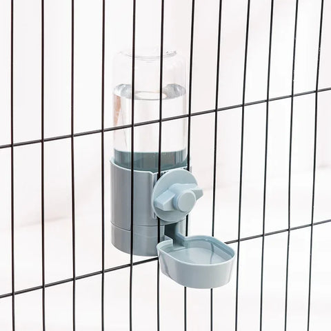 Rabbit and bird cage feeder with automatic food bowl