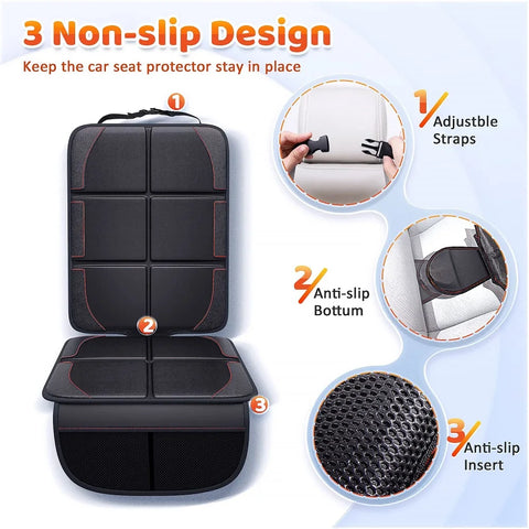 Foot protection car cushion for rear seats