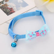 Durable bow collar for kittens and puppies with soft bell