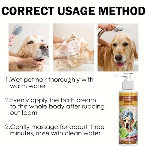 Neutral deep cleansing pet shampoo
