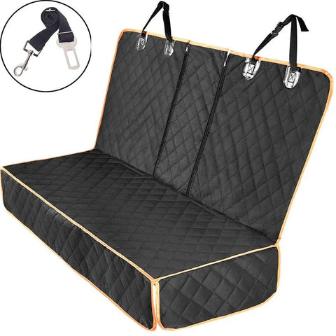 Durable waterproof pet carrier mat for car back seat