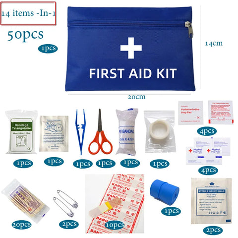 Portable medical treatment kit for emergencies