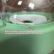 Large capacity water bottle for pets with bowl set