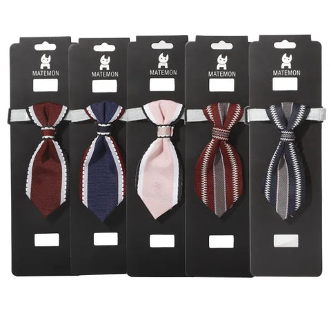 Pet bow tie collar with bell for small, medium, and large dogs