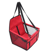 Travel car seat for dogs with foldable and stable frame