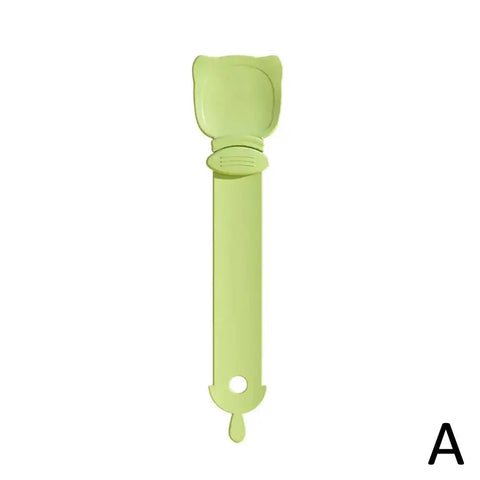 Feeding tool for dispensing cat treats and measuring food