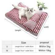 Portable pet mattress for cozy napping
