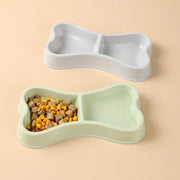 Compact feeding bowls for small dog and cat meals"